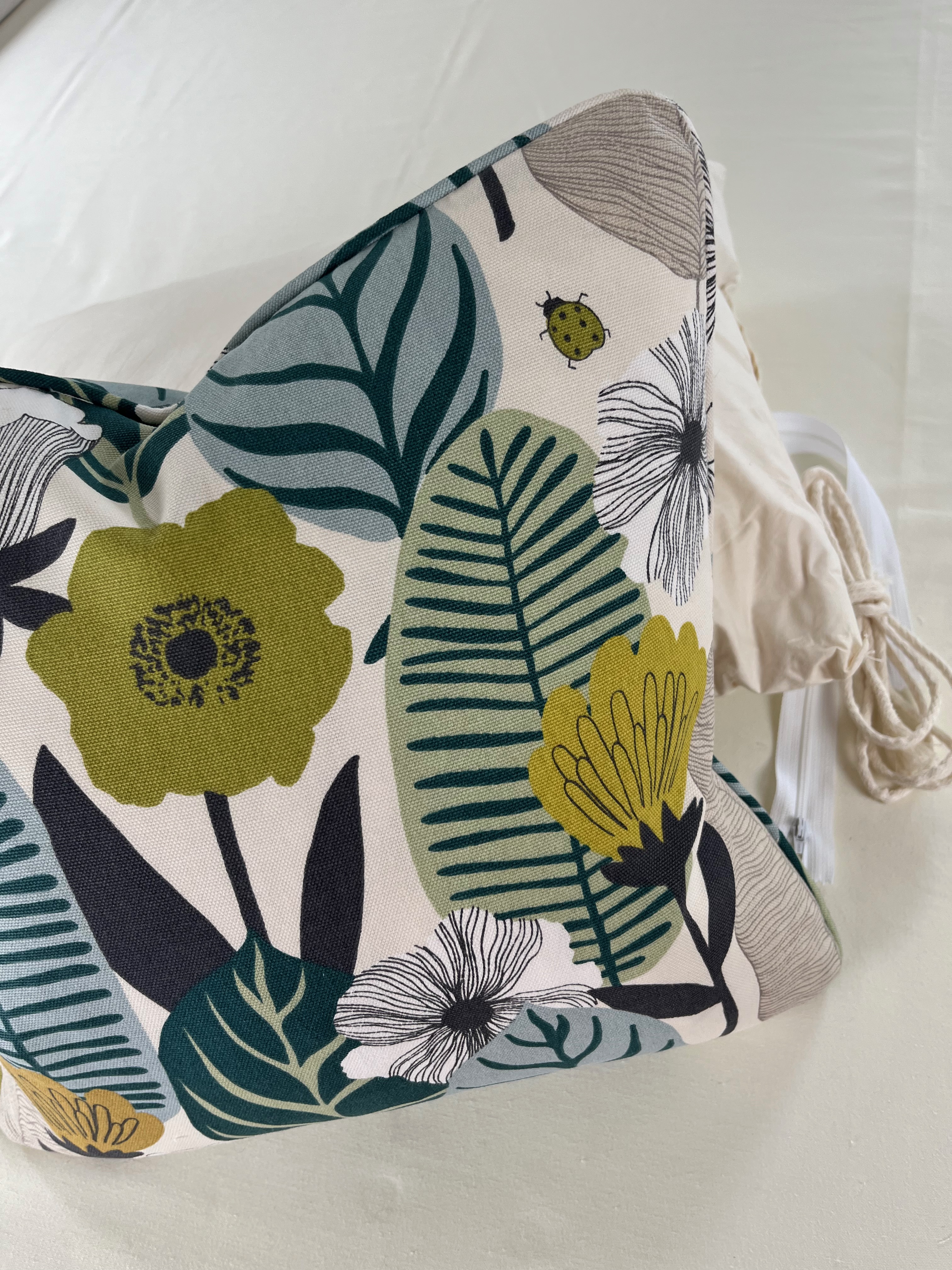 Piped Cushion with Hidden Zip