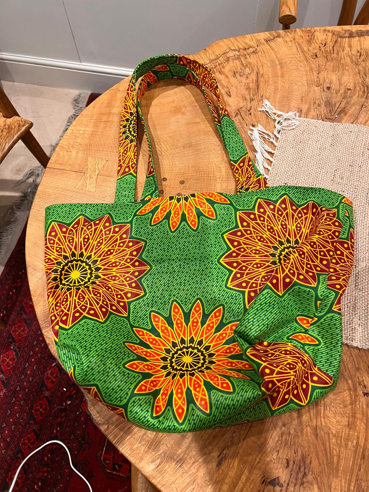 Easy Beginners Project - Reversible Tote Bag with Flat Bottom