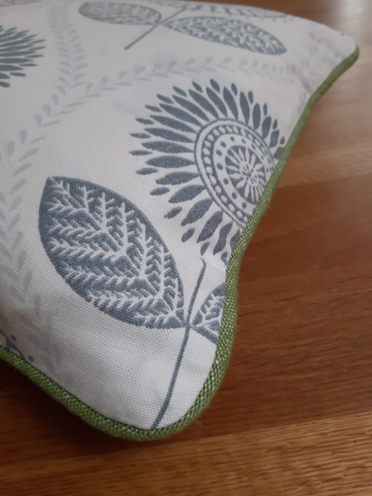 Piped Cushion with Hidden Zip