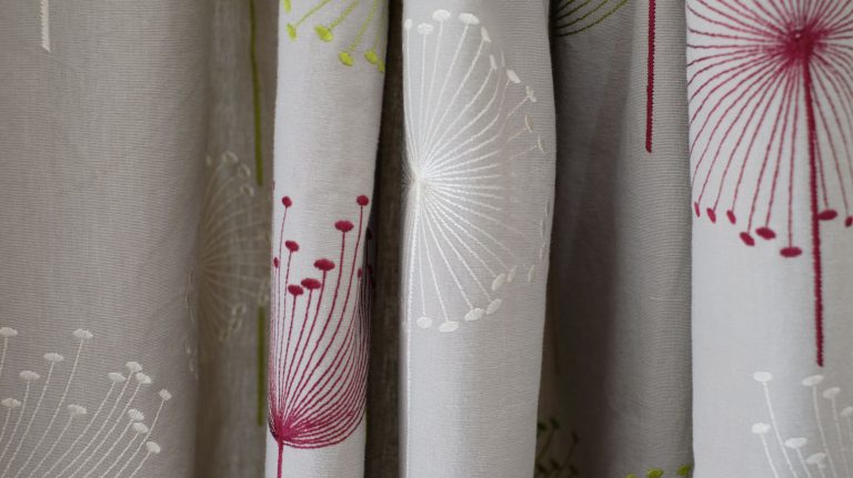 Curtains – pencil and pinch pleat with lining